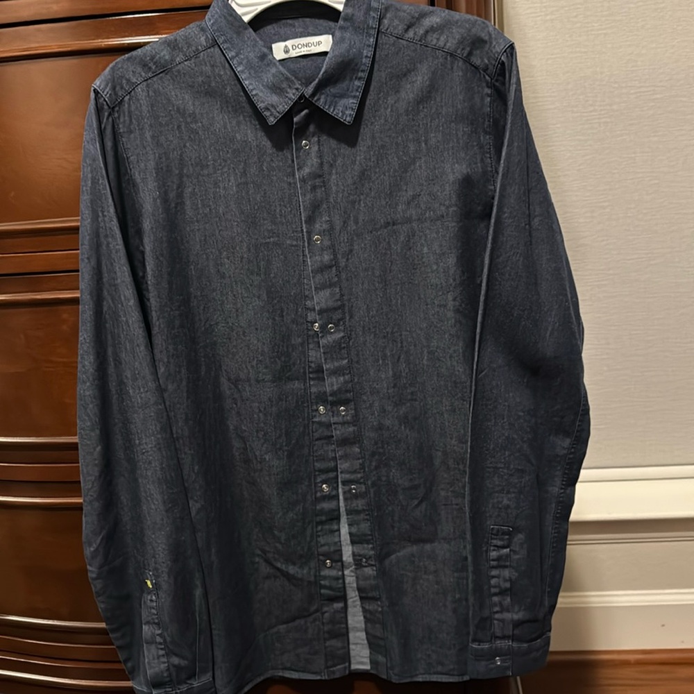 Dondup denim shirt for big boys, size XL